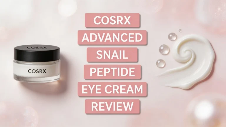 COSRX Advanced Snail Peptide Eye Cream Review 2026: Worth the Hype?